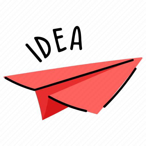 Send, mail, paper plane, origami, idea sticker - Download on Iconfinder