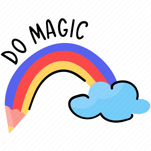 Spectrum, rainbow, multicolor, color spectrum, weather sticker - Download on Iconfinder