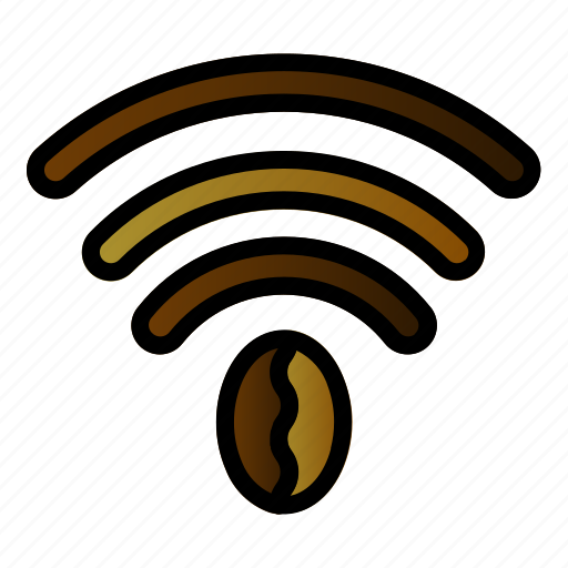 Coffee, link, network, wifi icon - Download on Iconfinder