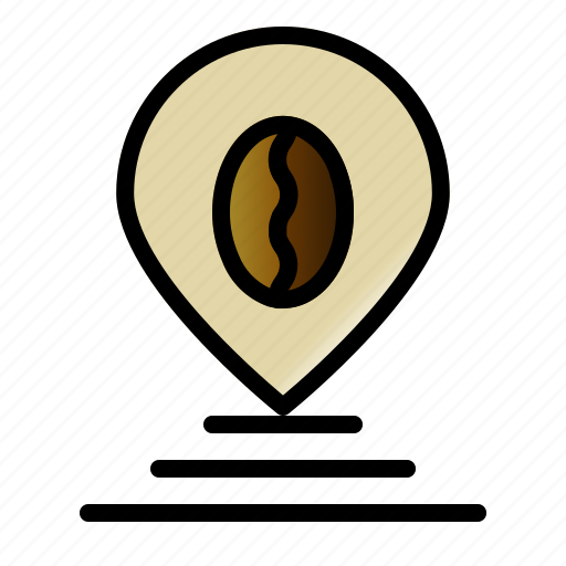 Coffee, location, pin, shop icon - Download on Iconfinder