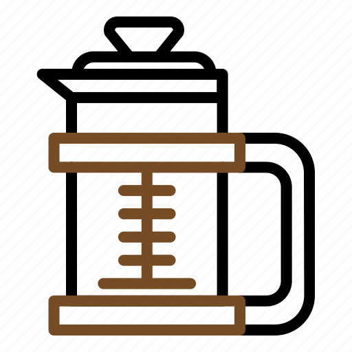 Coffee, drink, french, press icon - Download on Iconfinder