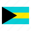 bahamas, country, flag, national 