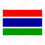country, flag, gambia, national 