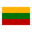 country, flag, flags, lithuania 