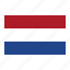 country, flag, national, netherland 