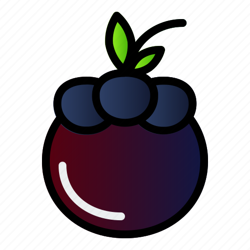 Food, fruit, healthy, mangosteen icon - Download on Iconfinder