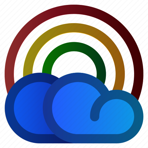 Cloud, forecast, rainbow, spring icon - Download on Iconfinder