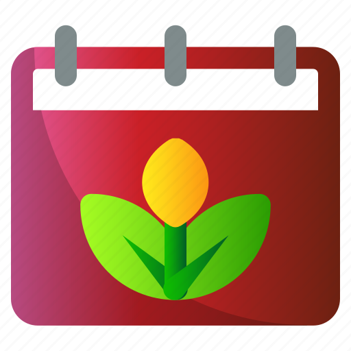 Calendar, flower, plant, spring icon - Download on Iconfinder
