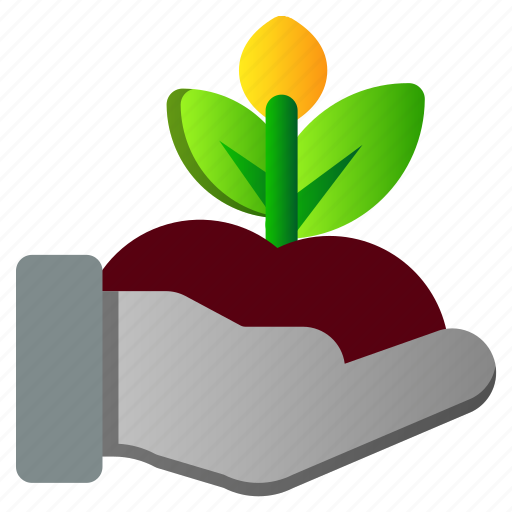 Garden, hand, planting, put, soil, spring icon - Download on Iconfinder