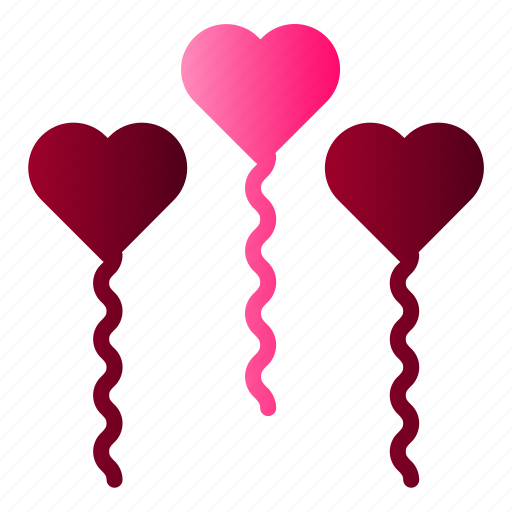Ballon, heart, love, wedding icon - Download on Iconfinder