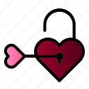 heart, key, love, unlock