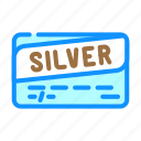 silver, credit, card, bank, payment, business