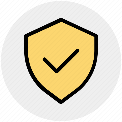 Protection, safety, secure, security, shield, true, yes icon - Download on Iconfinder
