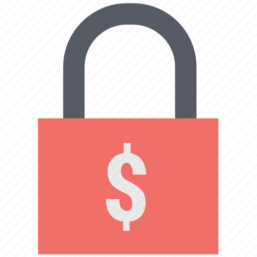 Dollar, finance, financial security, lock, lock and security, security icon - Download on Iconfinder