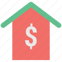 bank, home, home with dollar, house, house with dollar, invest house, trade center