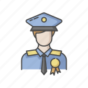 military, police officer, police officer icon, security