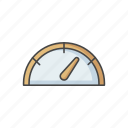 dashboard, gauge, speedometer, speedometer icon