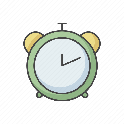 Alarm clock, alarm clock icon, countdown, mechanical watch icon - Download on Iconfinder