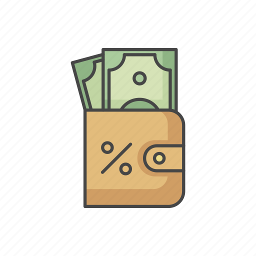 Cash, purse with money, wallet, wallet icon icon - Download on Iconfinder