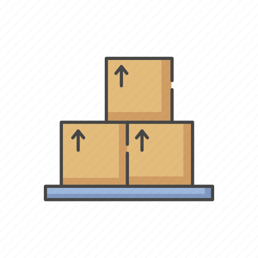 Cardboard boxe icon, cardboard boxes, fragile goods, parcel icon - Download on Iconfinder