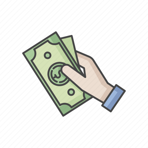 Cash, hand, money, money icon icon - Download on Iconfinder