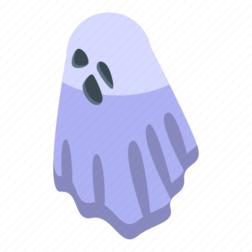 Scary, ghost, isometric icon - Download on Iconfinder