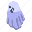 scary, ghost, isometric 