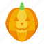 creepy, pumpkin, isometric 