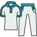 cricket, uniform, shirt, apparel, team