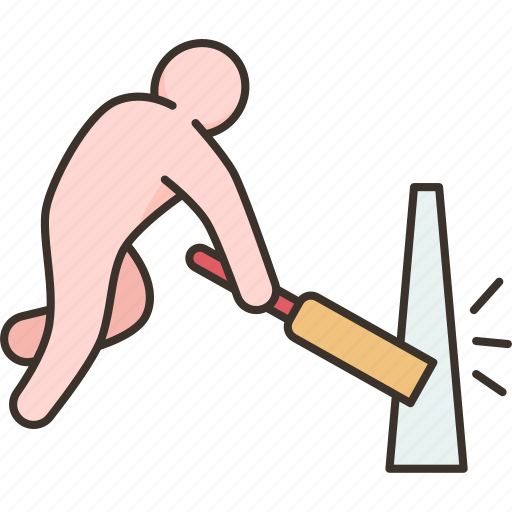 Run, out, cricket, strike, bat icon - Download on Iconfinder