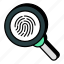 search fingerprint, search thumbprint, fingerprint analysis, fingerprint scanning, fingerprint exploration 