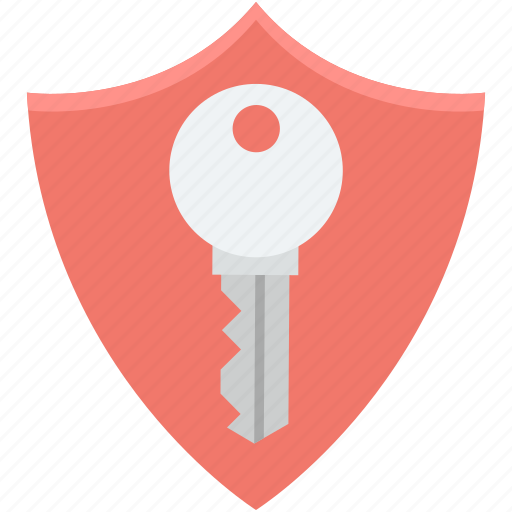 Access, key, lock, protection shield, shield icon - Download on Iconfinder