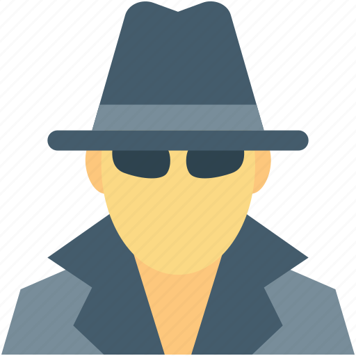 Detective, incognito, investigator, spy, thief icon - Download on Iconfinder
