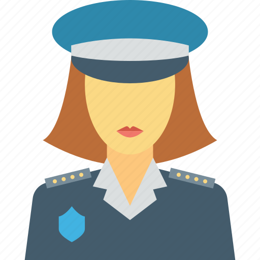 Cop, female cop, lady officer, police officer, police worker icon - Download on Iconfinder