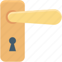 door handle, door lock, door security, doorway, keyhole