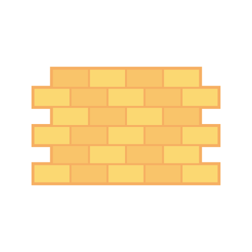 Bricks wall, construction, firewall, security wall, wall icon - Free download