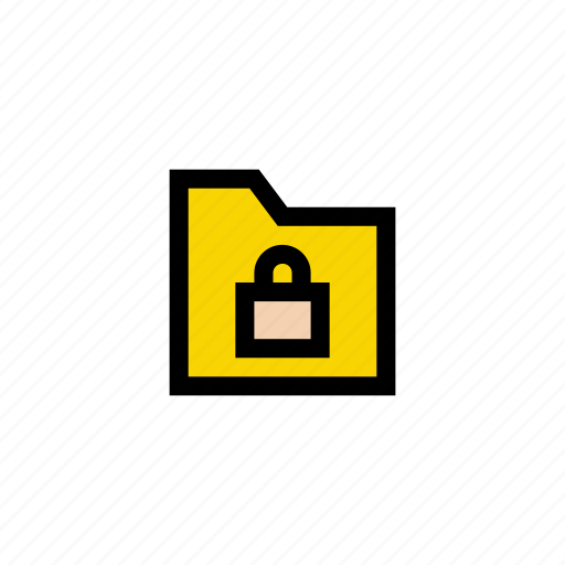 Files, folder, lock, protection, security icon - Download on Iconfinder