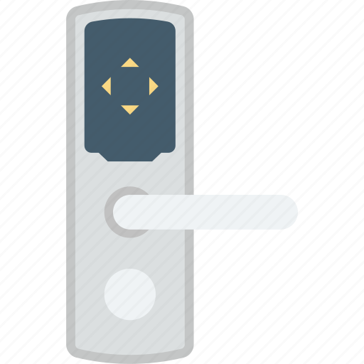 Door handle, door lock, door security, doorway, keyhole icon - Download on Iconfinder