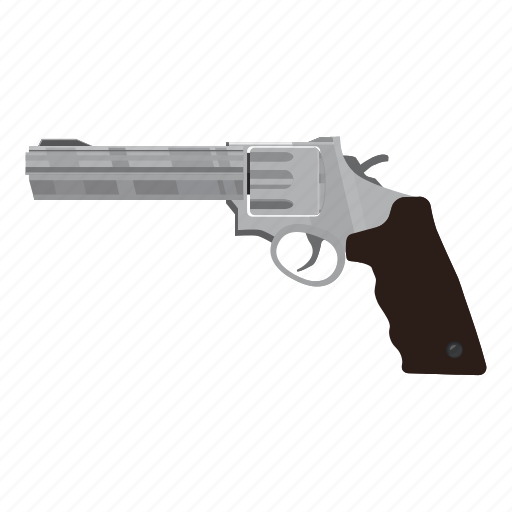 Cartoon, crime, danger, gun, handgun, pistol, weapon icon - Download on Iconfinder