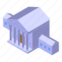 justice, building, isometric