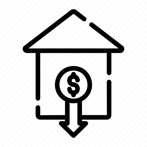 House, price, crisis, business, and, finance, dollar icon - Download on Iconfinder