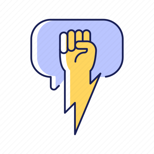 Strong arguments, solid argumentation, convince opponent, critical thinking icon - Download on Iconfinder