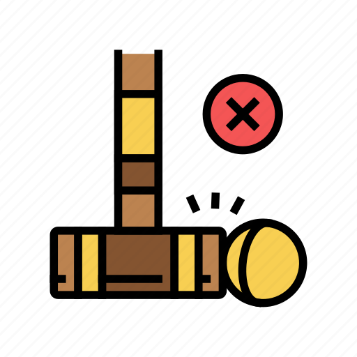 Fault, croquet, game, mallet, ball, croquette icon - Download on Iconfinder