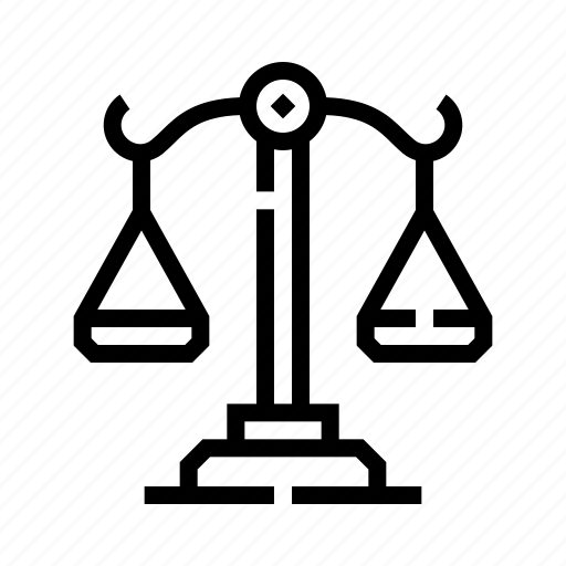 Scale, measure, weight, balance, justice, judge, analysis icon - Download on Iconfinder