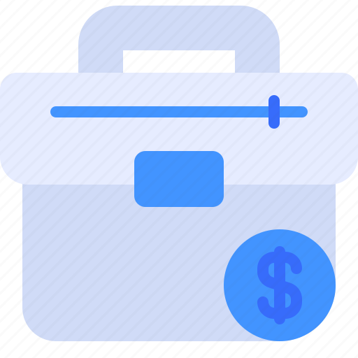 Briefcase, coin, investment, portfolio, capital icon - Download on Iconfinder