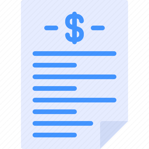 File, dollar, contract, agreement, invoice icon - Download on Iconfinder
