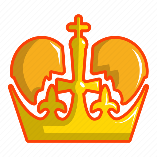 Cartoon, crown, monarch, ornament, pattern, retro, vintage icon - Download on Iconfinder
