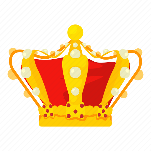 Cartoon, crown, king, luxury, prince, queen, regalia icon - Download on Iconfinder