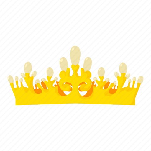 Cartoon, crown, garland, king, luxury, prince, queen icon - Download on Iconfinder