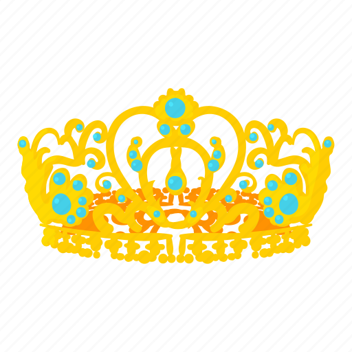 Cartoon, crown, king, luxury, prince, princess, queen icon - Download on Iconfinder